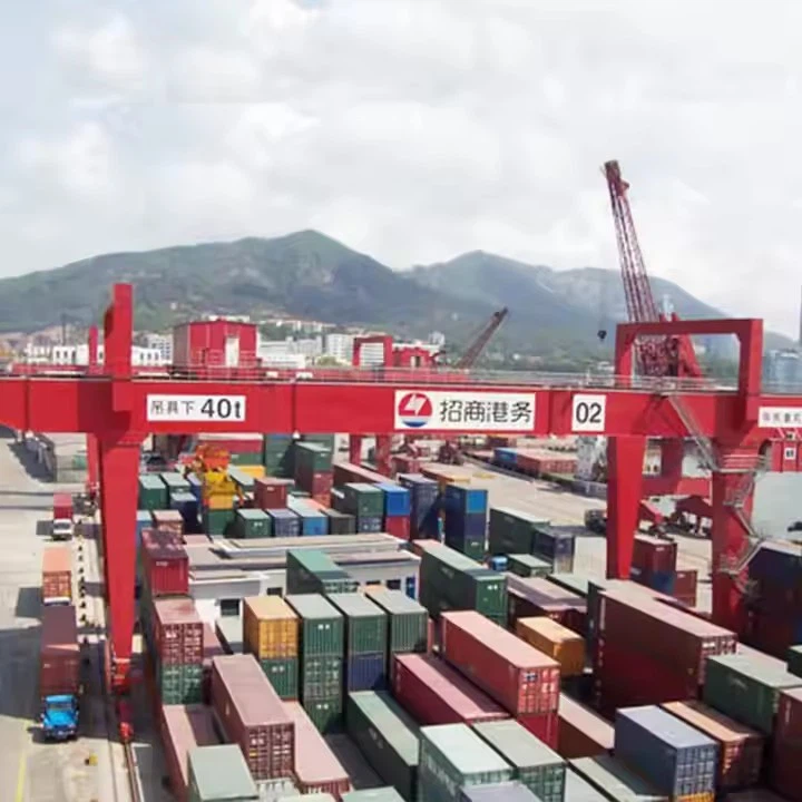 200 Ton Double Girder Rail Mounted Gantry Crane