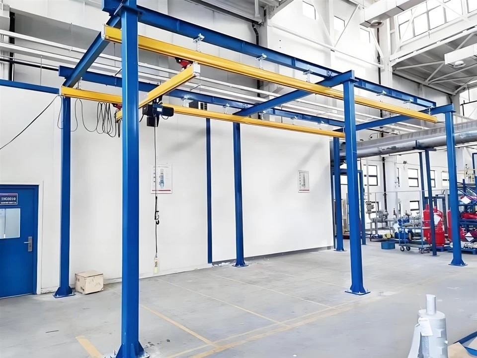 freestanding workstation bridge crane-4